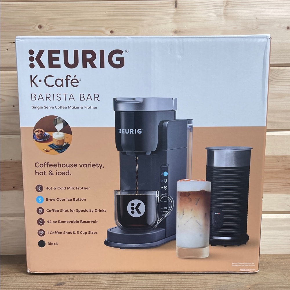 Keurig K-Café Barista Bar Coffee Maker and Frother - Black